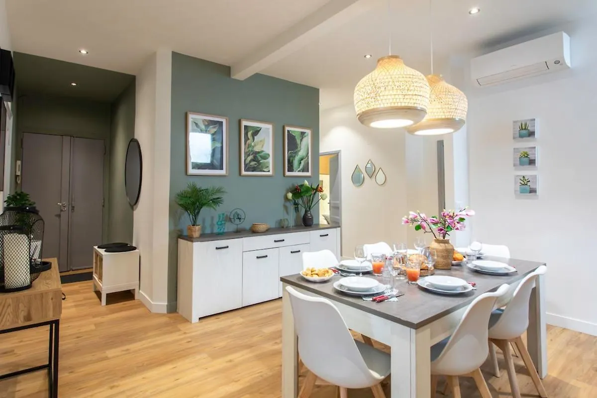 #34 Lamartine Central 3 Bdrs Ac Balcony 10Mins Walk To Old Town Nice Apartment